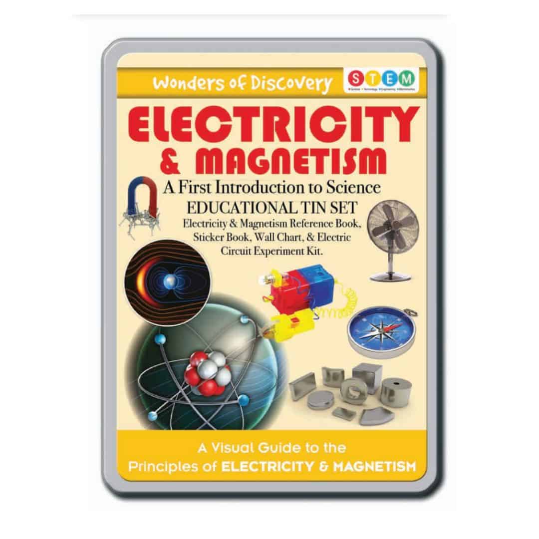Wol large tin set - electricity and magnets