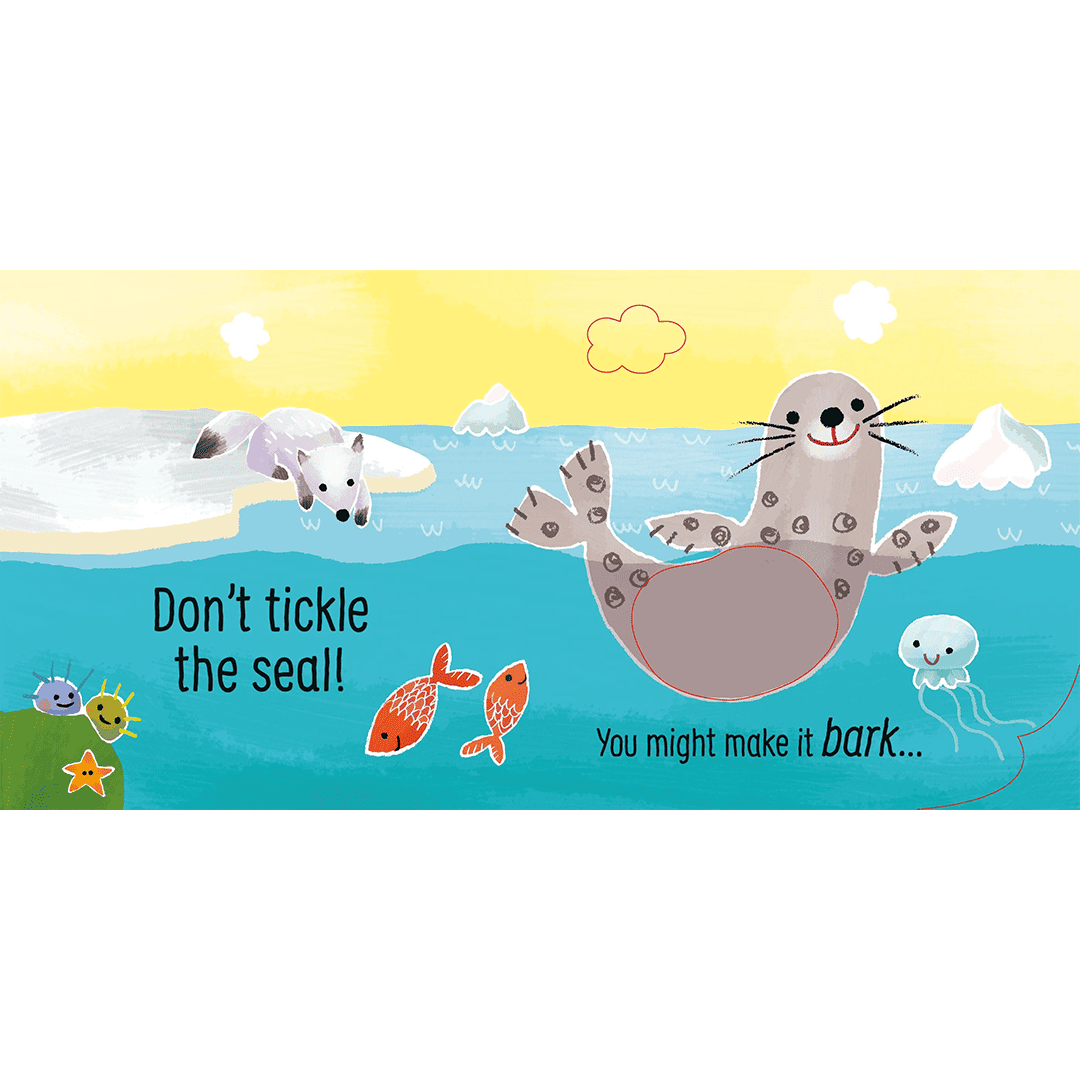Don’t tickle the polar bear! – Carte senzoriala cu sunetele ursului polar