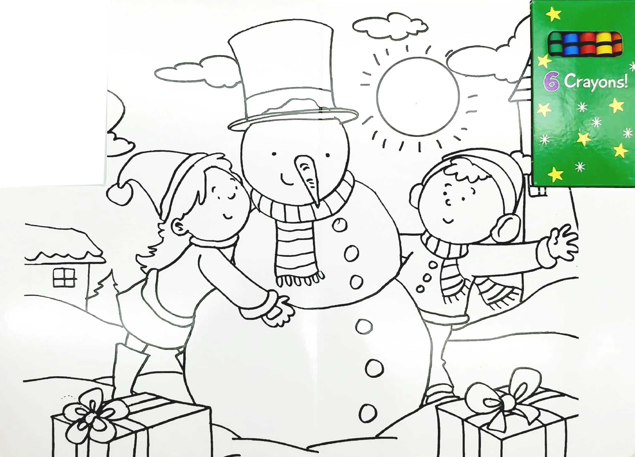 Carte Scrie si Sterge, North Parade - SNOWMAN, 3+ ani