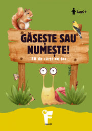 Saculetul cu jocuri - Gaseste sau nimereste, set de carti distractiv, 4 + ani, Funlandia