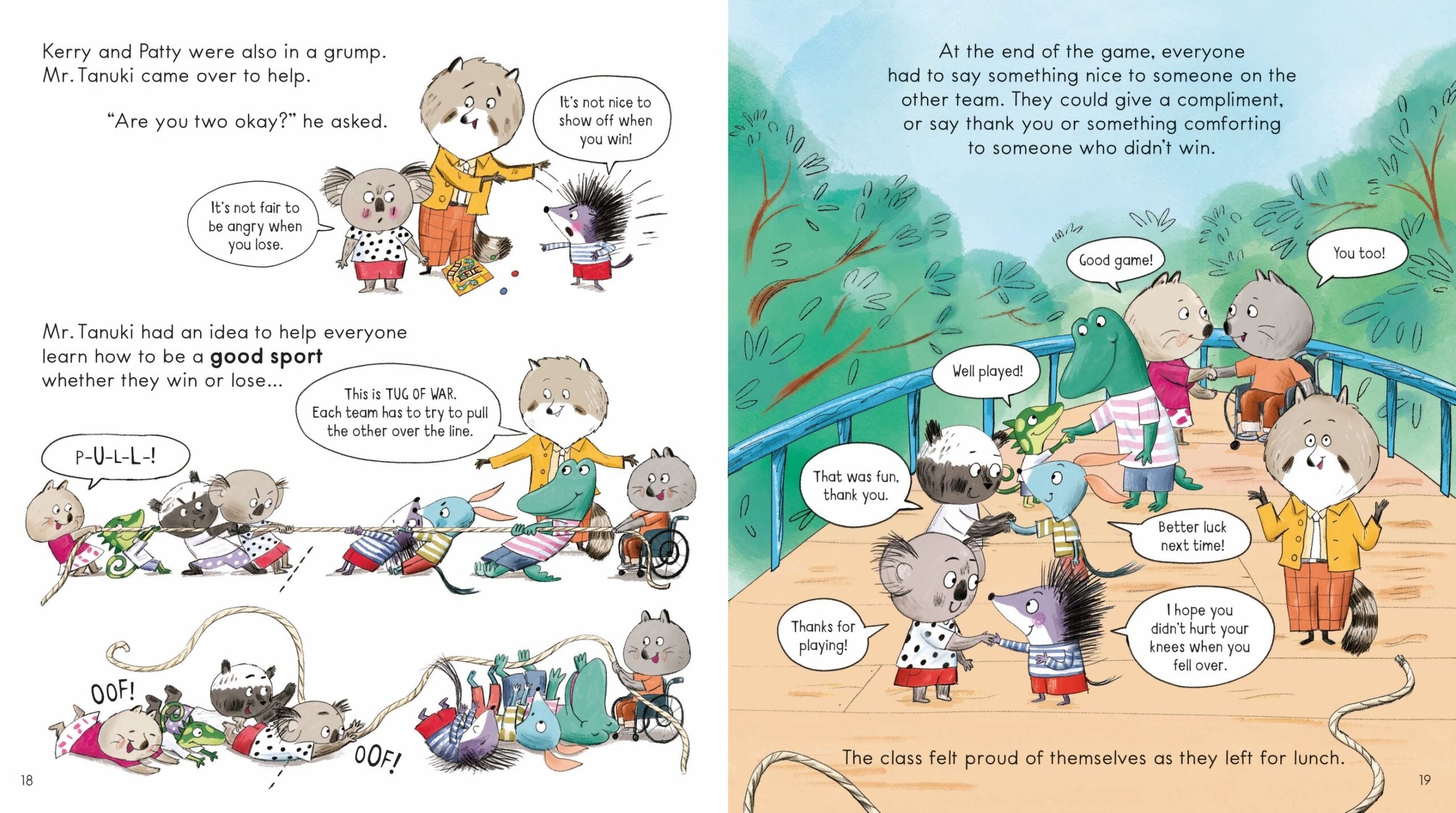 Carte pentru copii, Usborne, Miss Molly's School of Making Friends, 3+ ani
