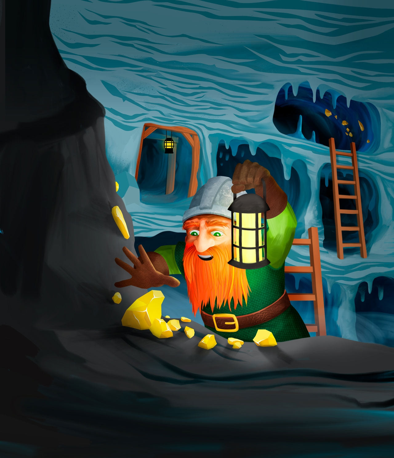 Joc magnetic de voiaj Goldmine, Smart Games