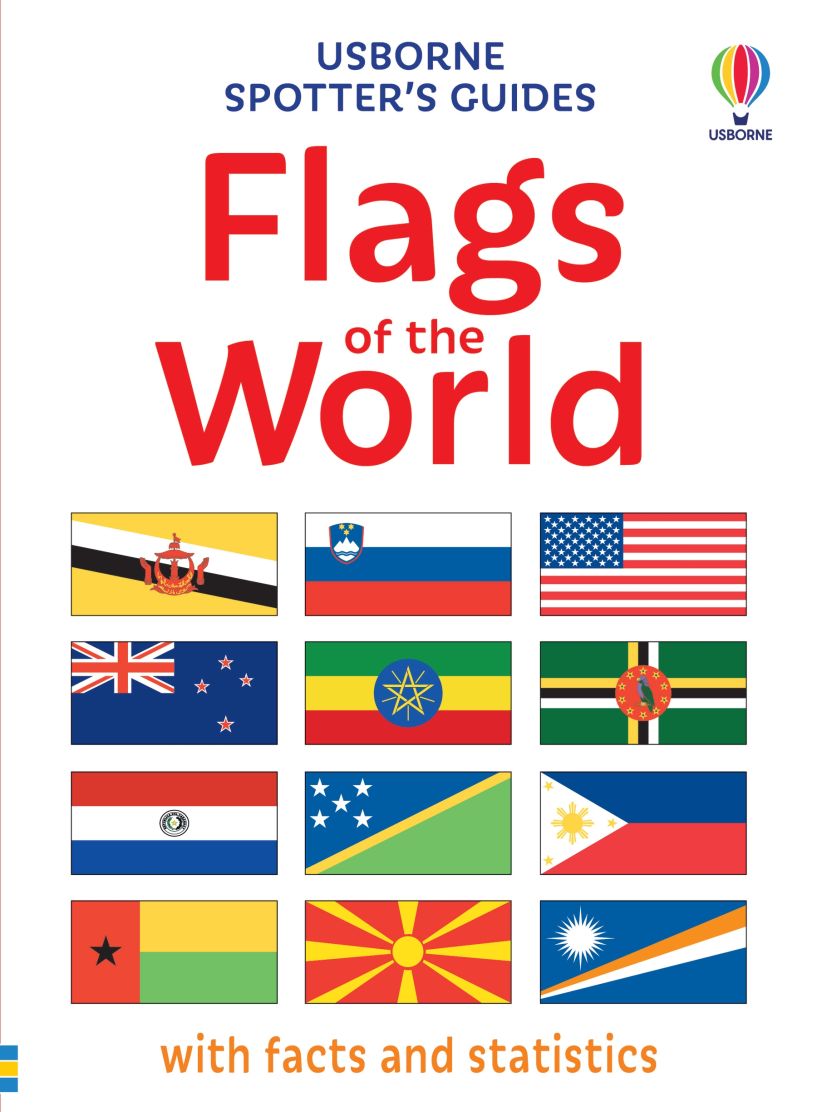 Carte pentru copii, Usborne, Spotter's Guides: Flags of the World, 7+ ani