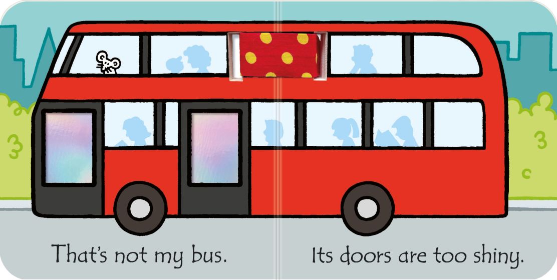 Carte pentru copii, Usborne, That's not my bus... buggy book, 0+ ani
