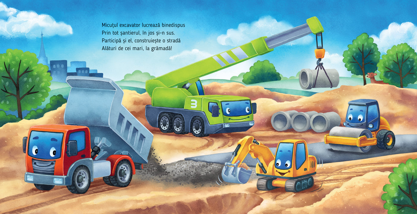 Carti copii Noapte buna, micutule excavator!