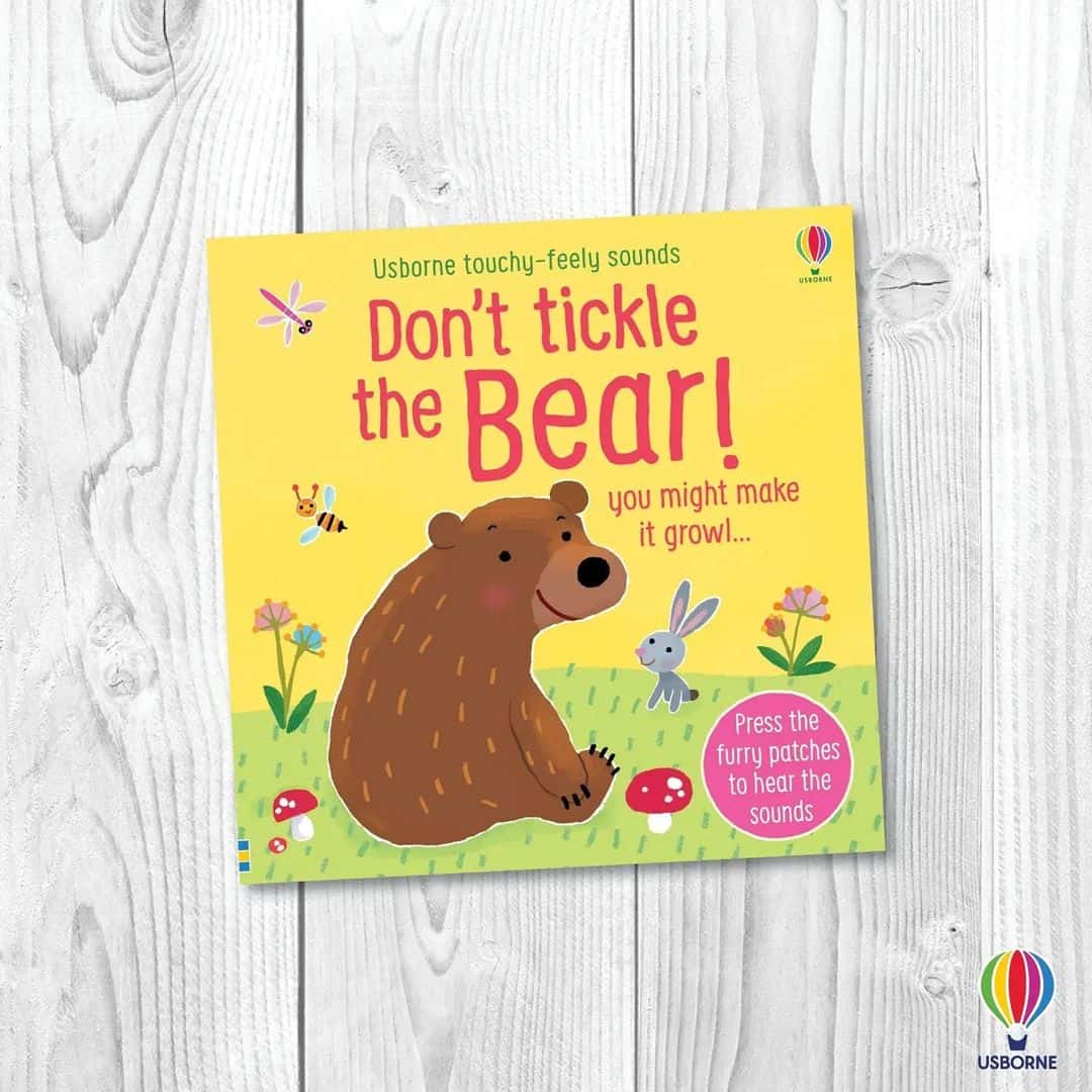 Don’t tickle the bear!  – Carte senzoriala cu sunetele ursului