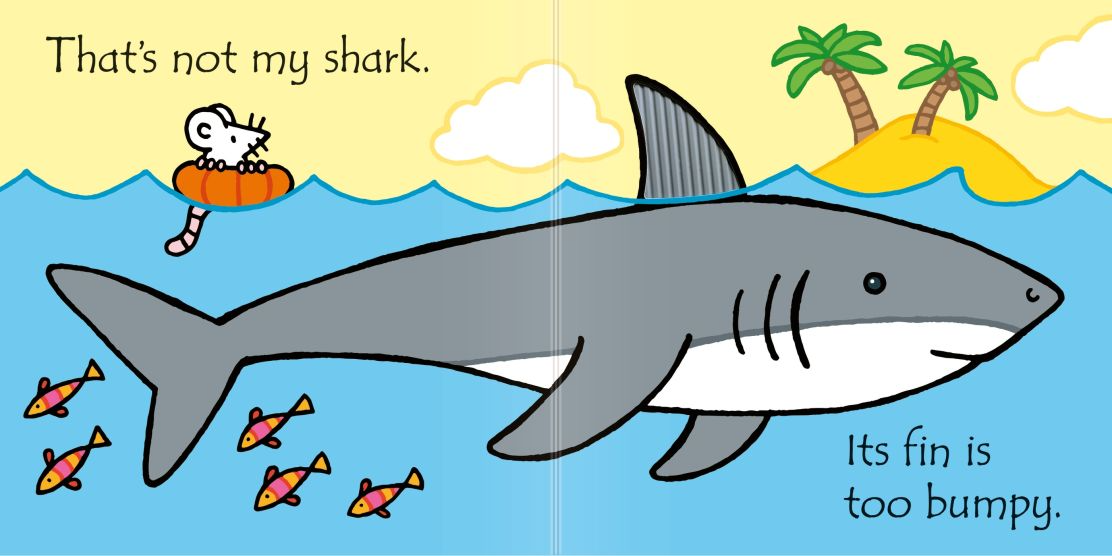 Carte pentru copii, Usborne, That's not my shark..., 6+ luni