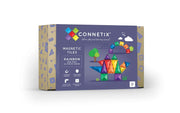 Set de constructie magnetic, Connetix Magnetic Tiles, Rainbow Mini Pack 24 piese