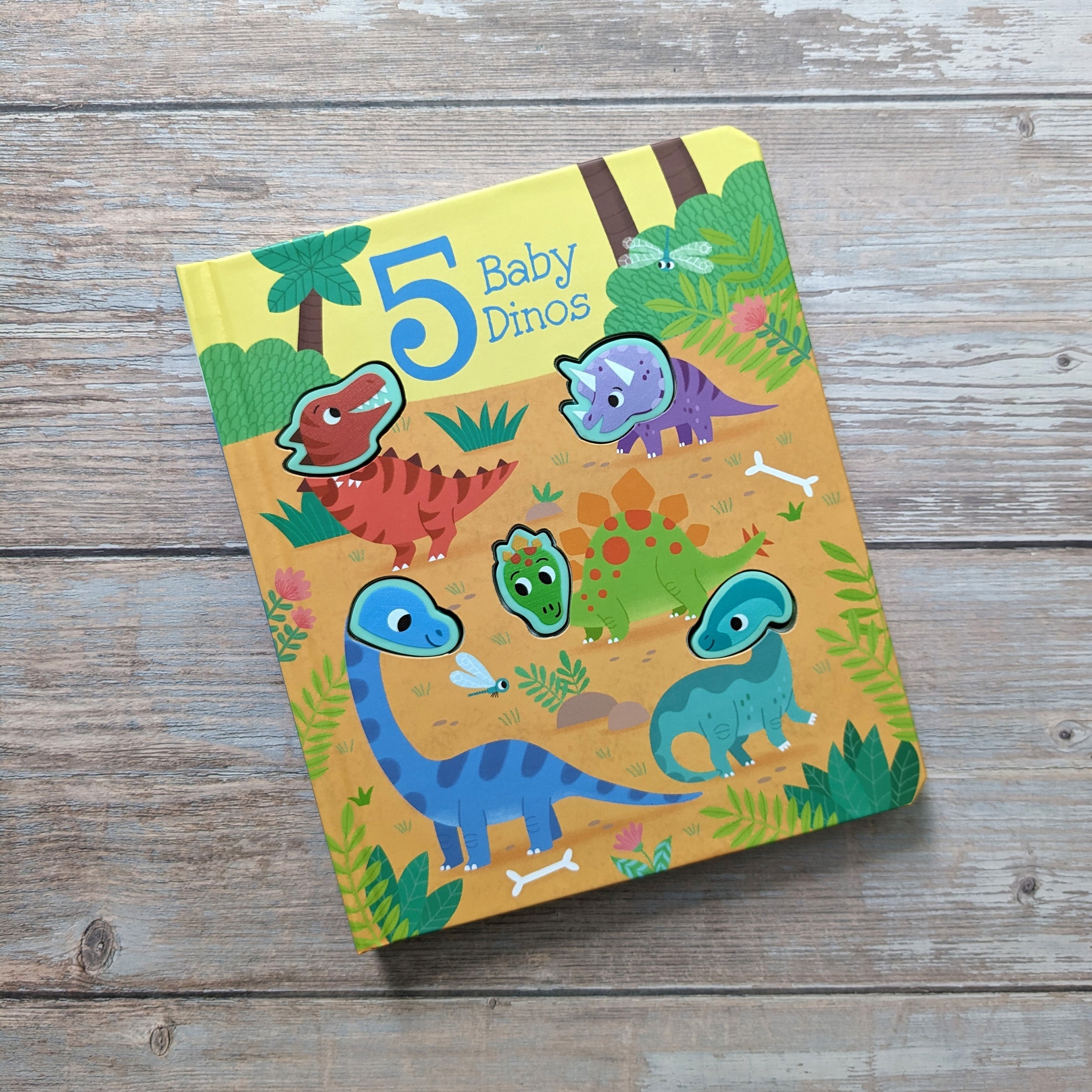 Resigilat - Carte pentru copii, NPP, 5 Baby Dinos: A Counting Sound Book, 3+ ani