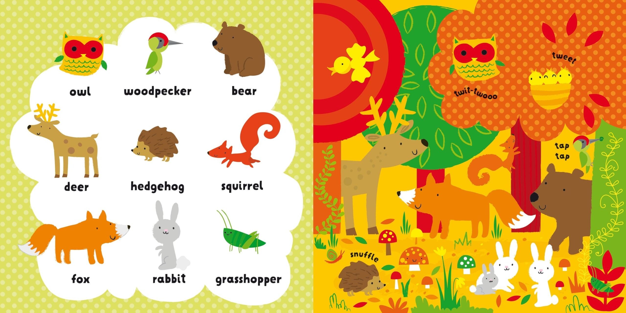 Carte pentru copii, Usborne, My First Words Animals, 12+ luni