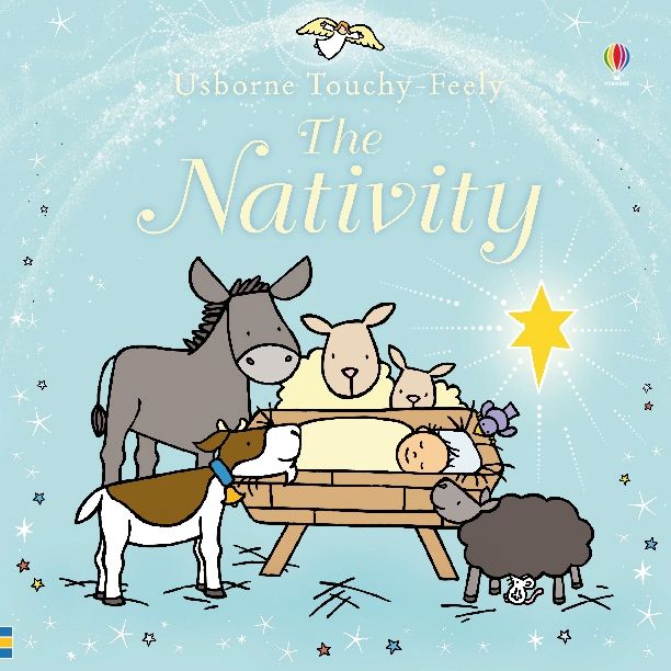 Carte pentru copii, Usborne, Touchy-feely The Nativity, 1+ ani