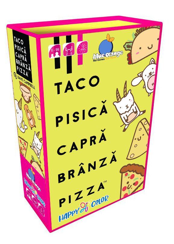 Joc de societate Taco, pisica, capra, branza- Blue Orange