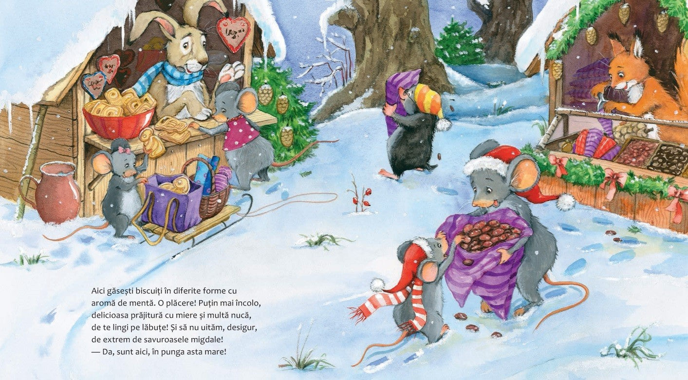 Carti de Craciun pentru copii - Craciun minunat cu familia Maus