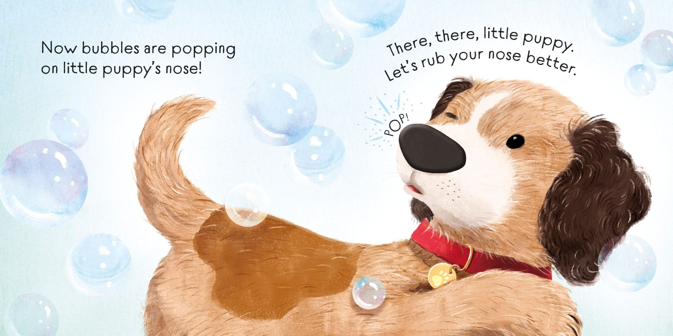 Carte pentru copii, Usborne, There There Little Puppy, 6+ luni