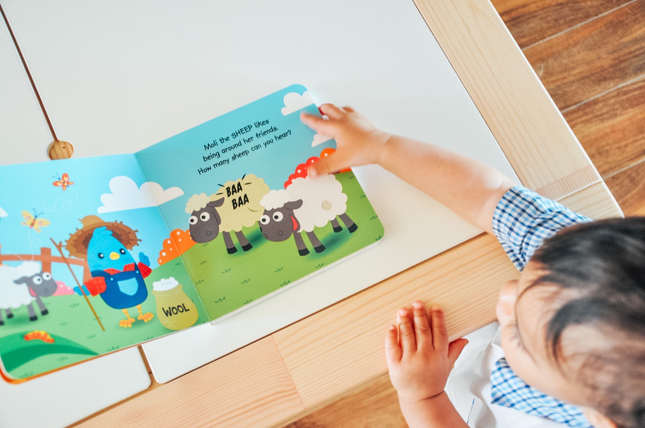 Carte pentru copii, Ditty Bird, Farm Animal, 6+ luni