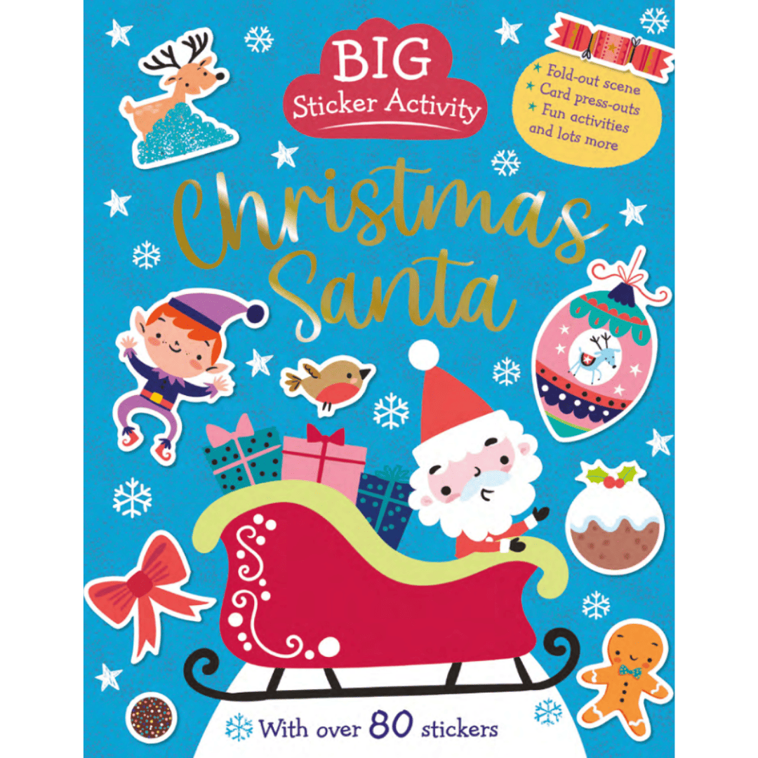 Carte pentru copii - Christmas big sticker book - Santa