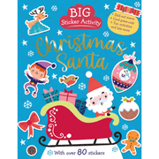 Carte pentru copii - Christmas big sticker book - Santa