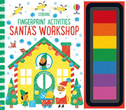 Carte pentru copii, Usborne, Fingerprint Activities Santa's Workshop, 6+ ani