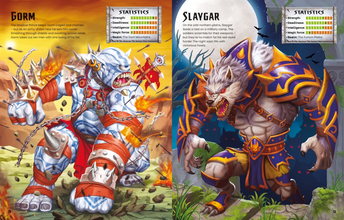 Carte cu stickere, Build your Own - Monsters and Mythical Beasts + 5 ani