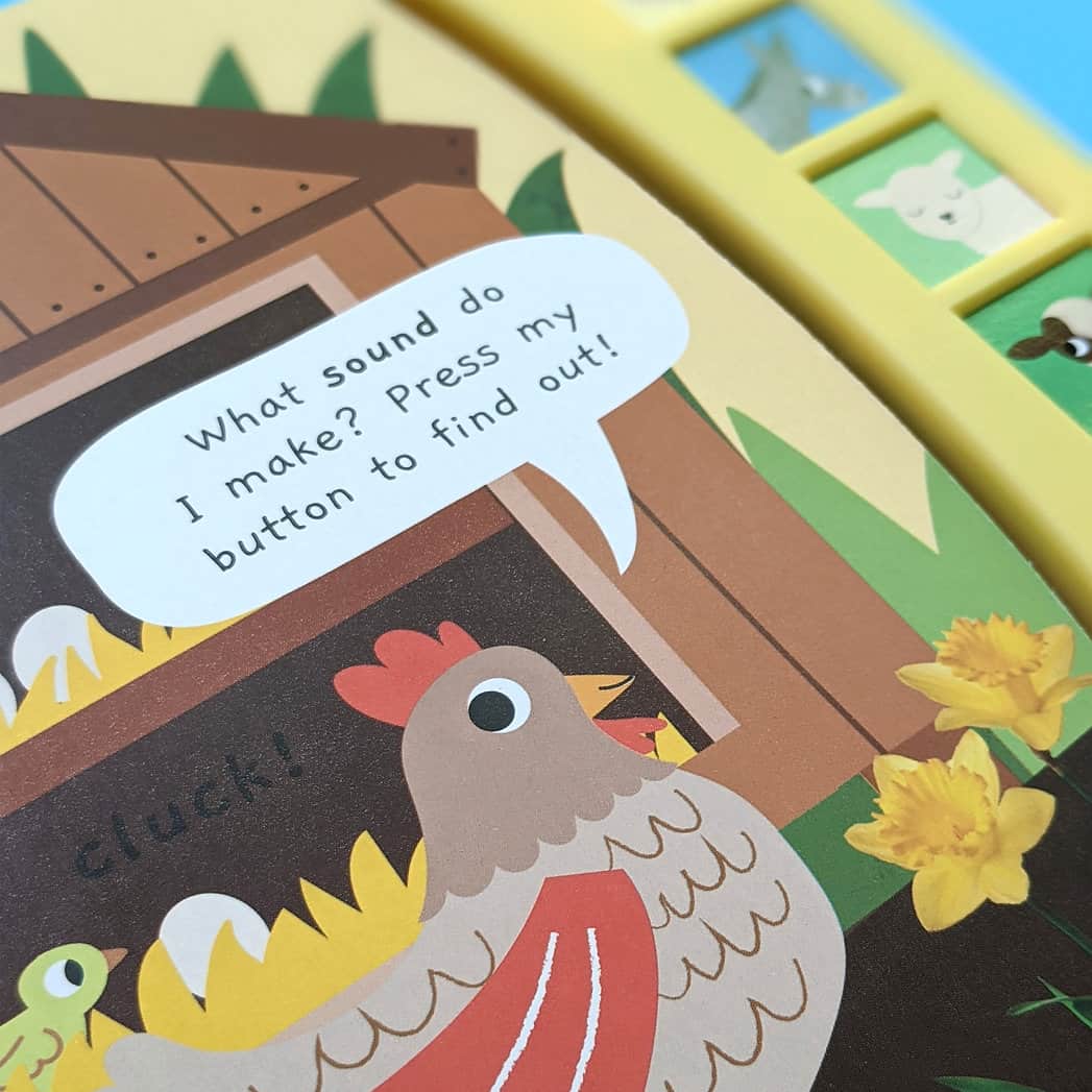 Carte pentru copii - Little Wonders Noisy Farm 6 Button Sound Book