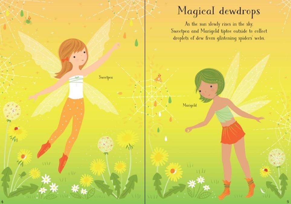 Carte cu stickere - Sticker Dolly Dressing woodland fairy