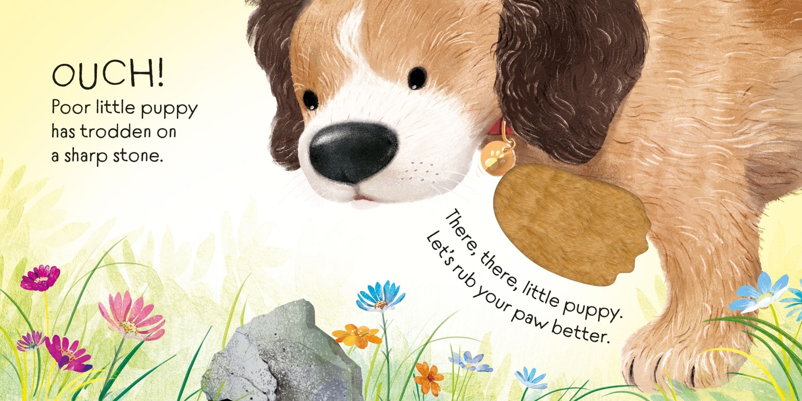 Carte pentru copii, Usborne, There There Little Puppy, 6+ luni