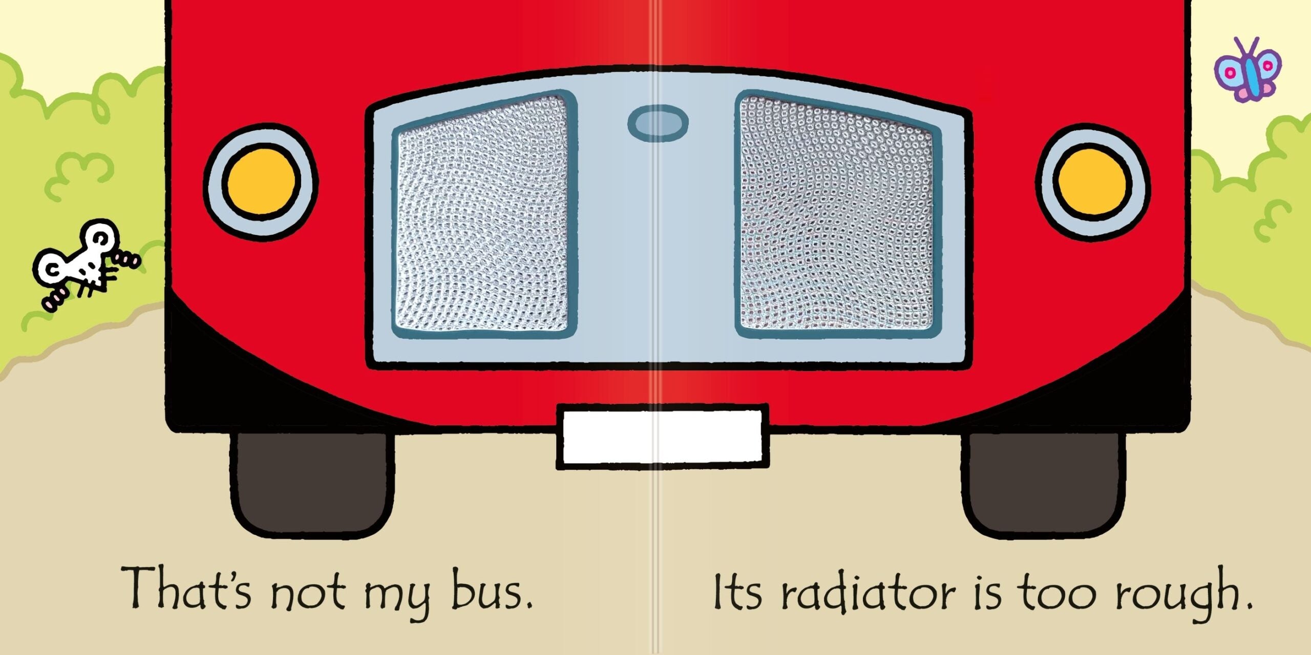 Carte pentru copii, Usborne, That's not my bus..., 3+ luni