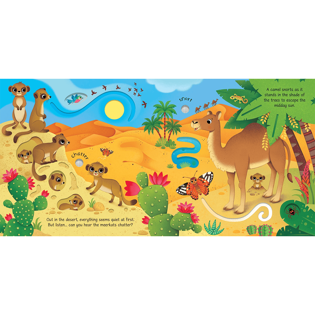 Resigilat - Wild Animals Sound Book – Carte cu sunetele animalelor salbatice