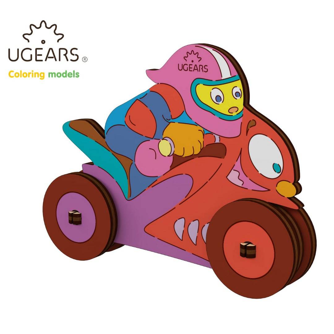 Model colorat Motocicleta