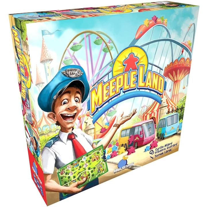 Joc de societate, BLUE ORANGE- MEEPLE LAND + 8 ani