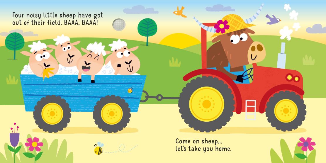 Carte pentru copii, Usborne, Let's go on a Tractor, 1+ ani
