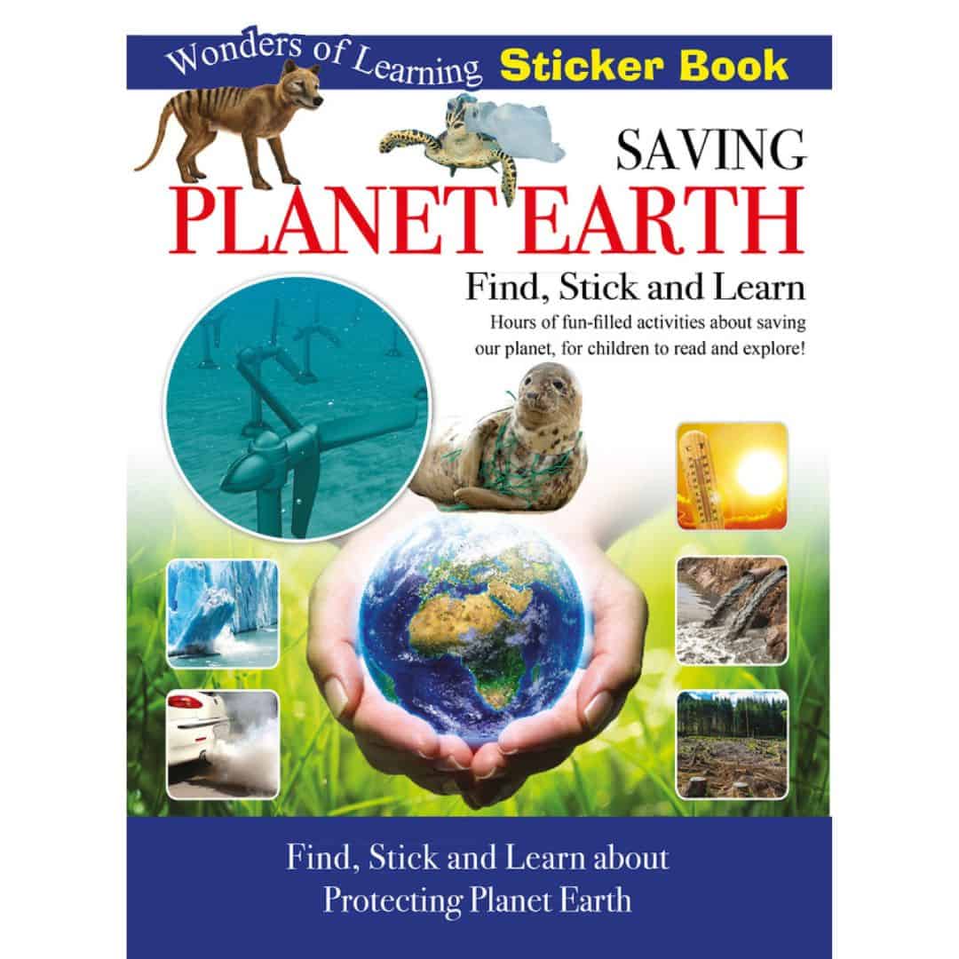 Wonder of Learning - Sticker Book - Saving Planet Earth