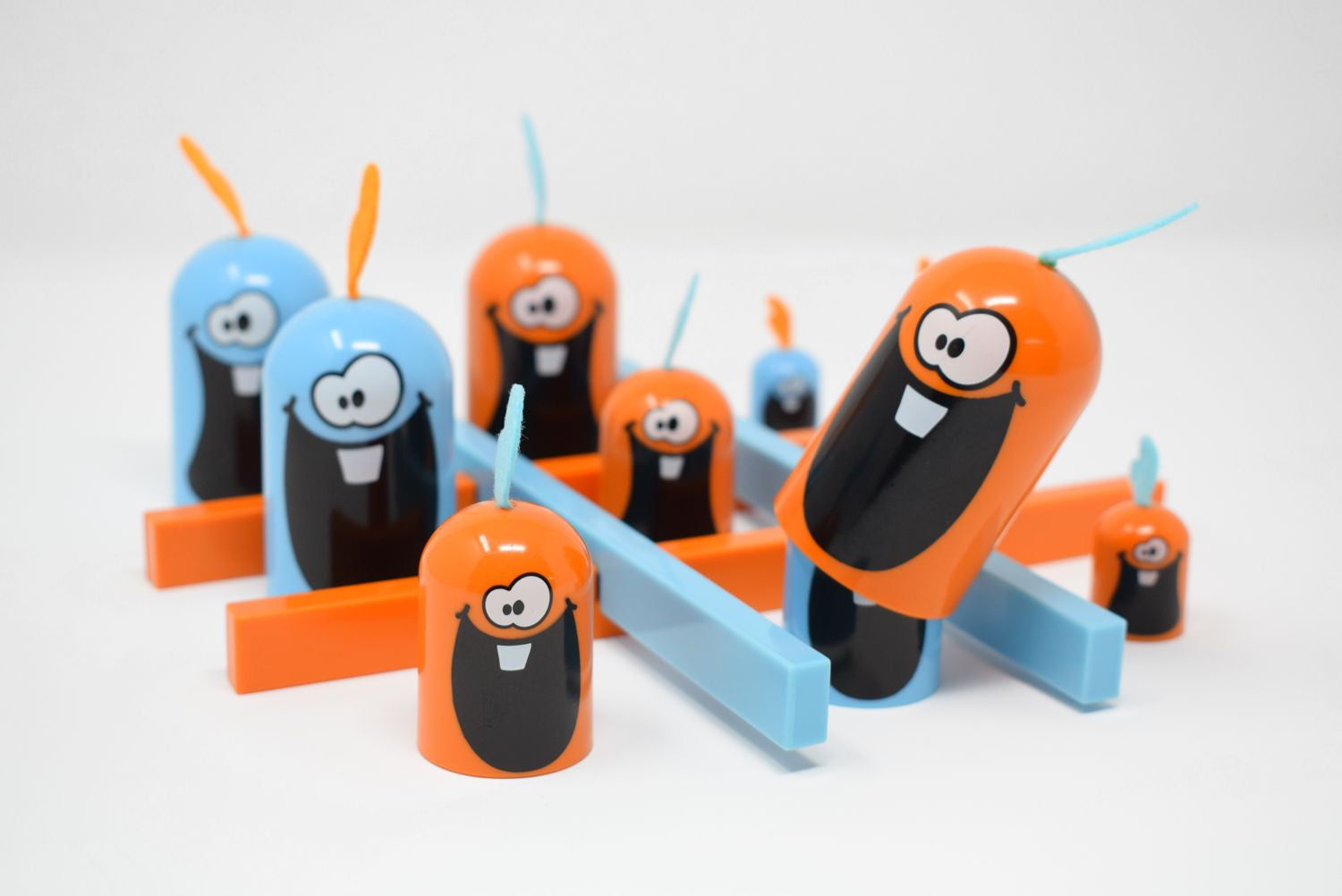 Joc de strategie, GOBBLET GOBBLERS LEMN, Blue Orange, 4-5 ani +