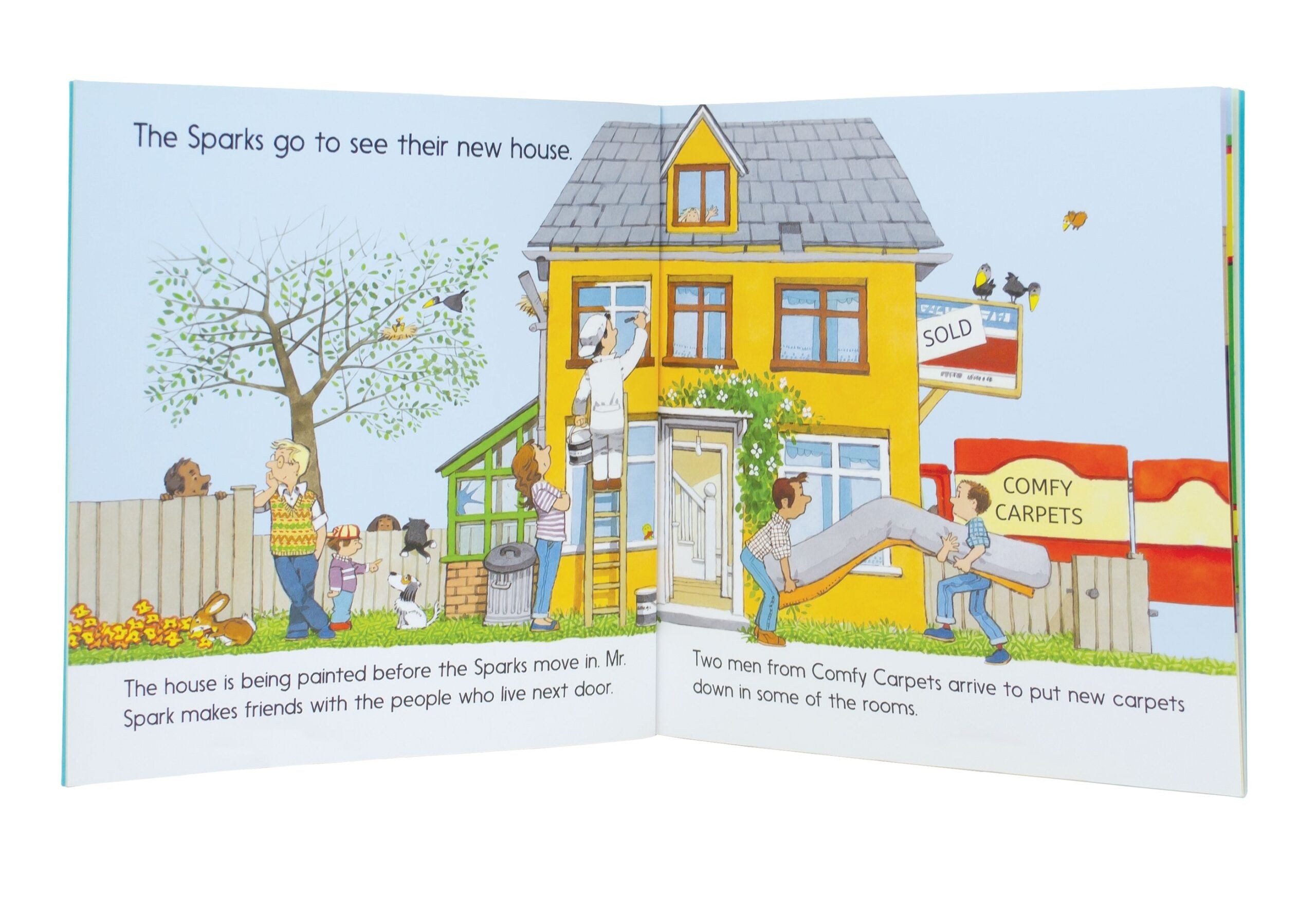 Carte pentru copii, Usborne, First Experiences Moving House, 2+ ani