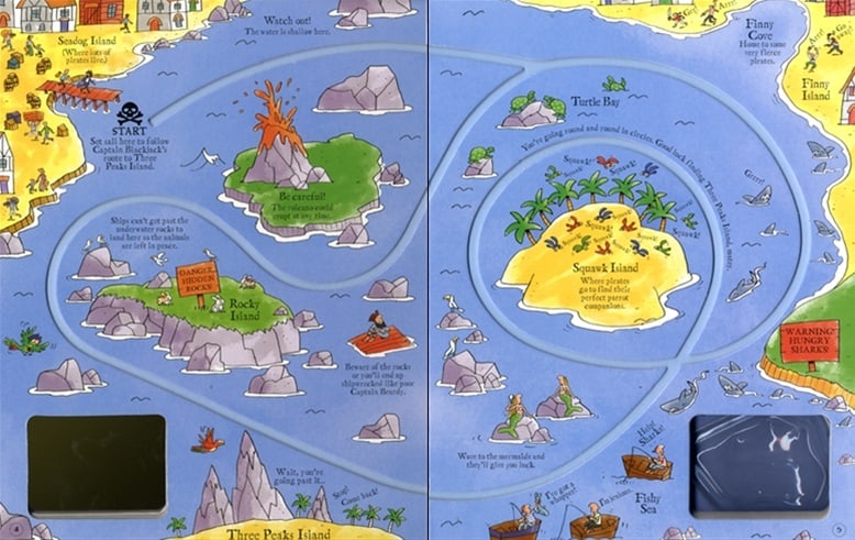 Carte cu jucarie cu pirati - Wind-up pirate ship