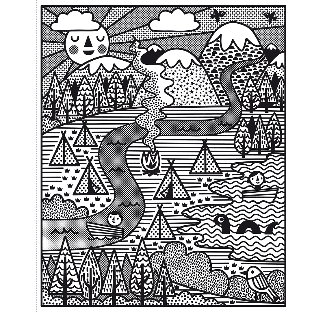 Carte de pictat cu apa –Magic Painting Book