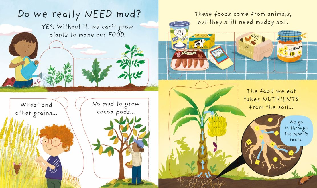 Carte pentru copii, Usborne, Very First Questions and Answers: What is mud?, 3+ ani