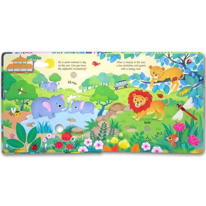 Resigilat - Zoo Sounds – Carte cu sunete de la gradina zoologica