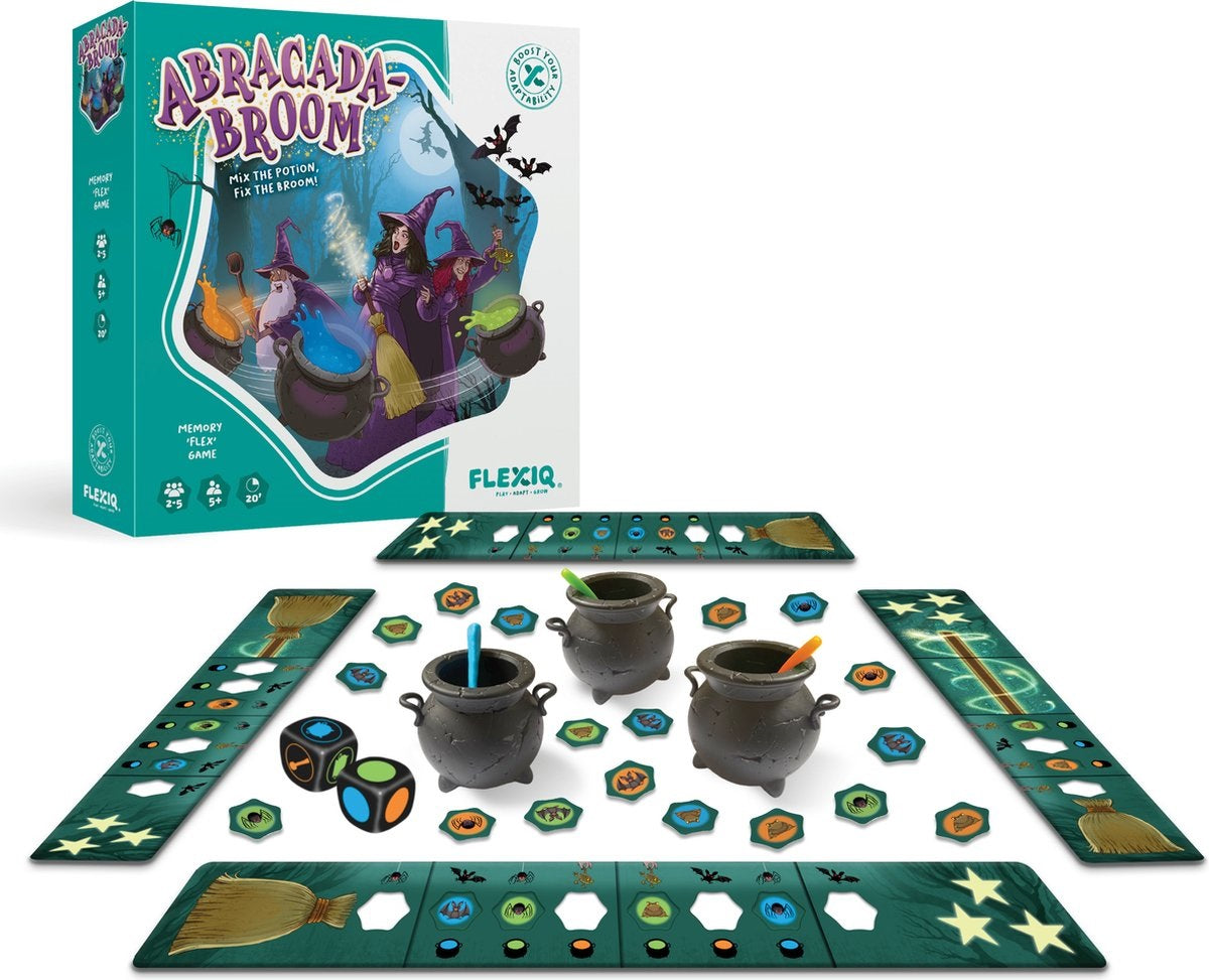 Joc de societate - Abracada - Broom, Flexiq, 5 + ani