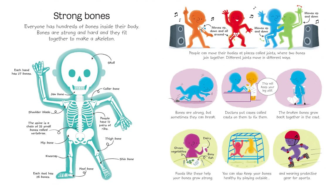 Carte pentru copii, Usborne, My First Body Book, 3+ ani