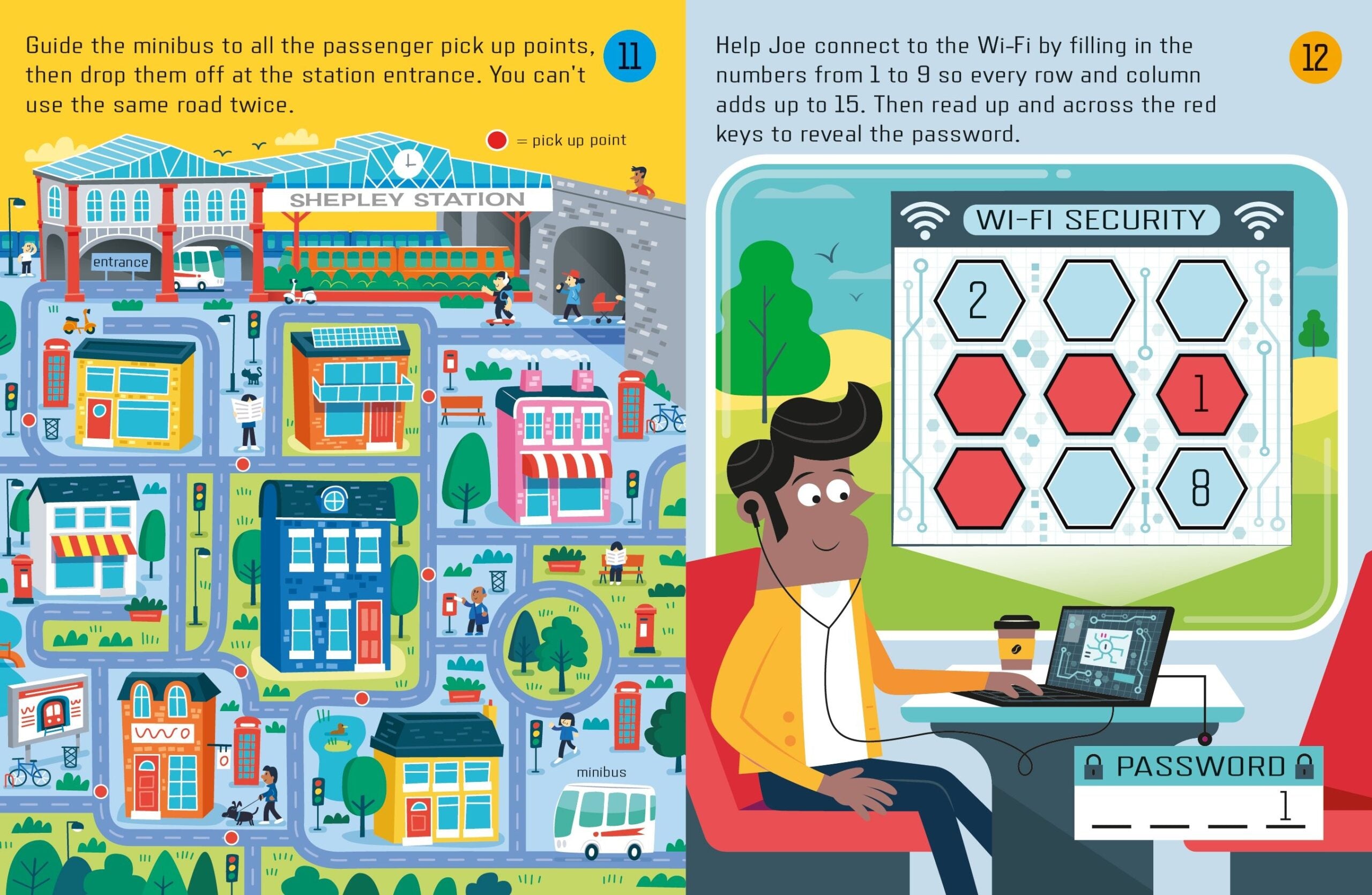 Carte pentru copii, Usborne, Things To Do on a Train Journey, 6+ ani