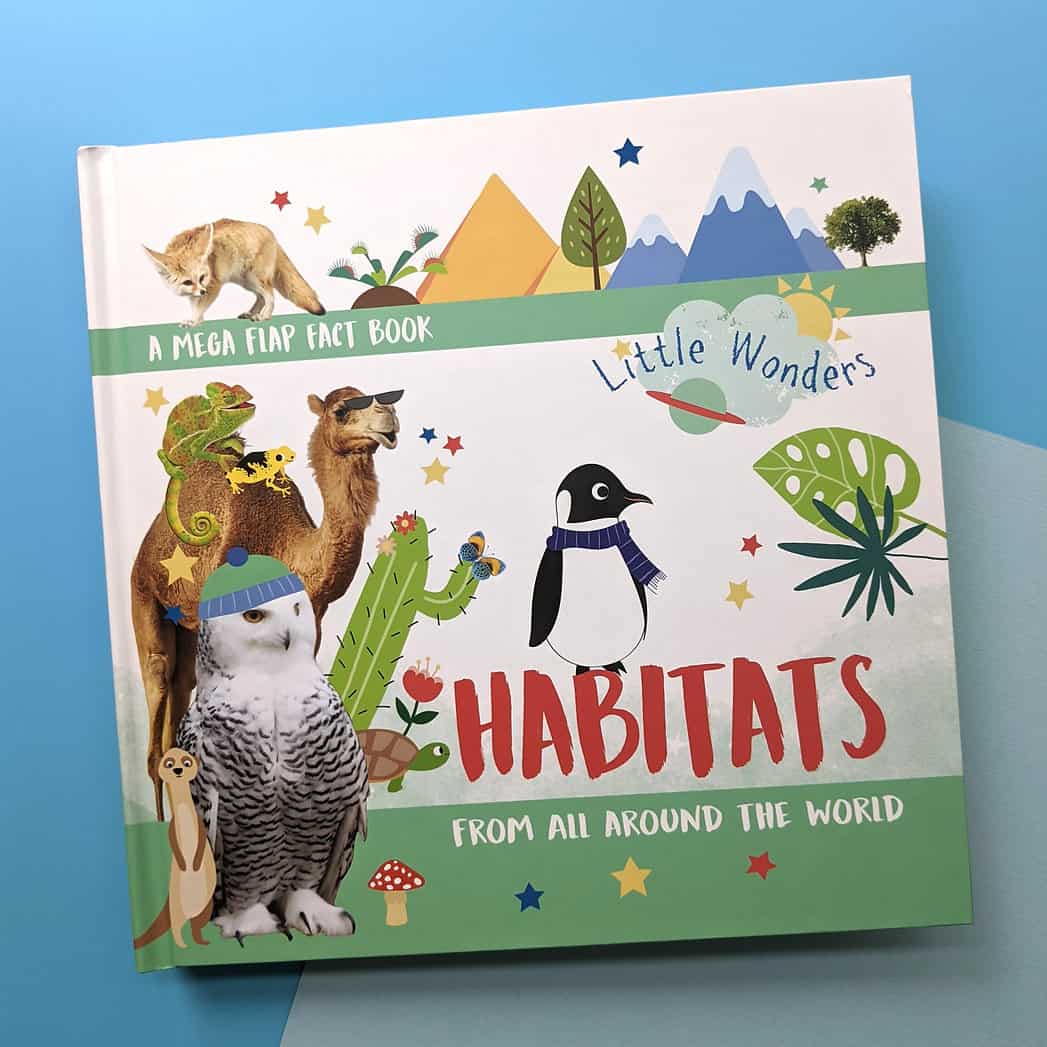 Carte pentru copii - Little Wonders Habitats Multi-Flap Board Book