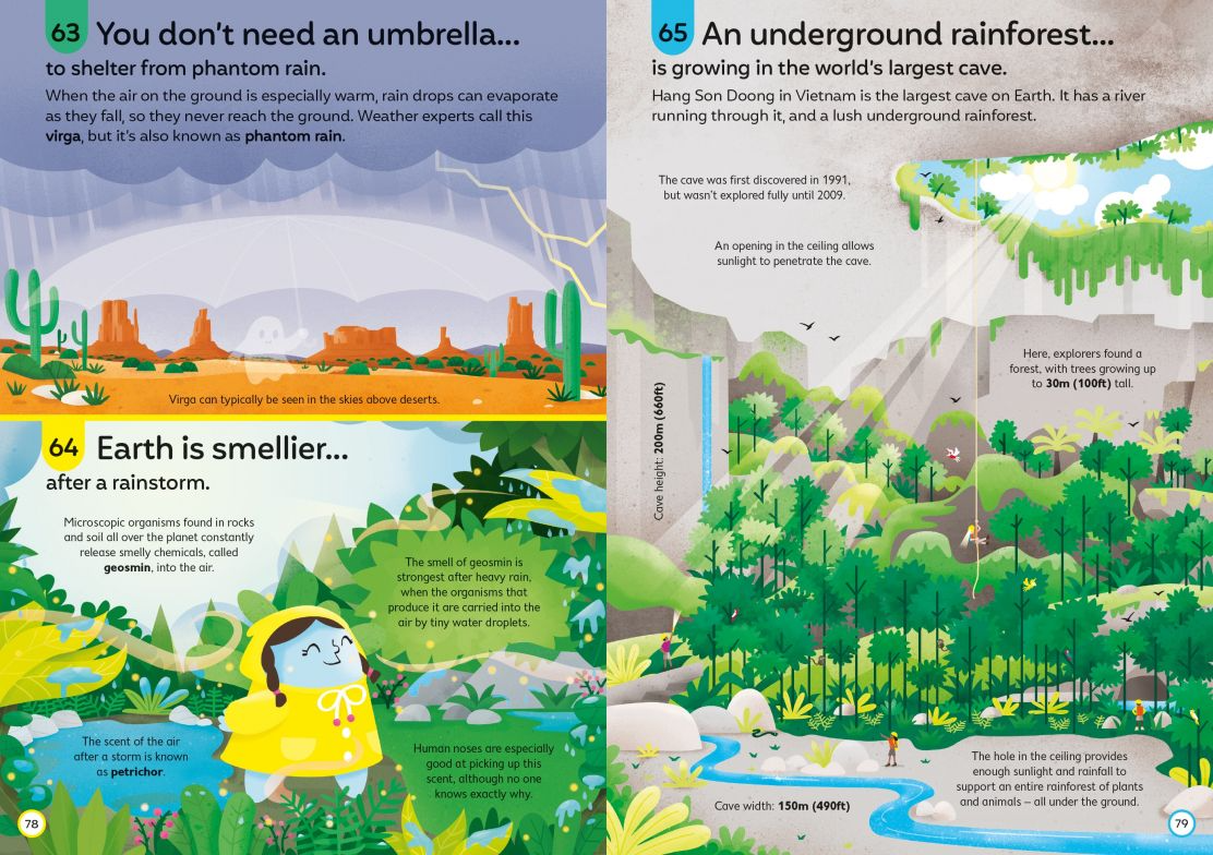 Carte pentru copii, Usborne, 100 Things to Know About Planet Earth, 8+ ani
