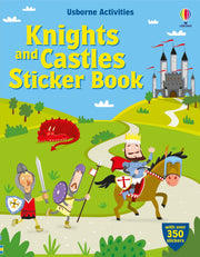 Carte pentru copii, Usborne, Knights and Castles Sticker Book, 5+ ani