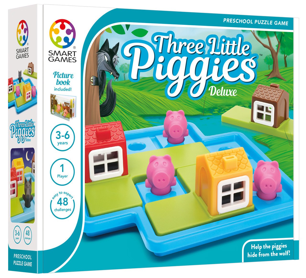 Joc de logica - Three Little Piggies - Deluxe, Smart Games