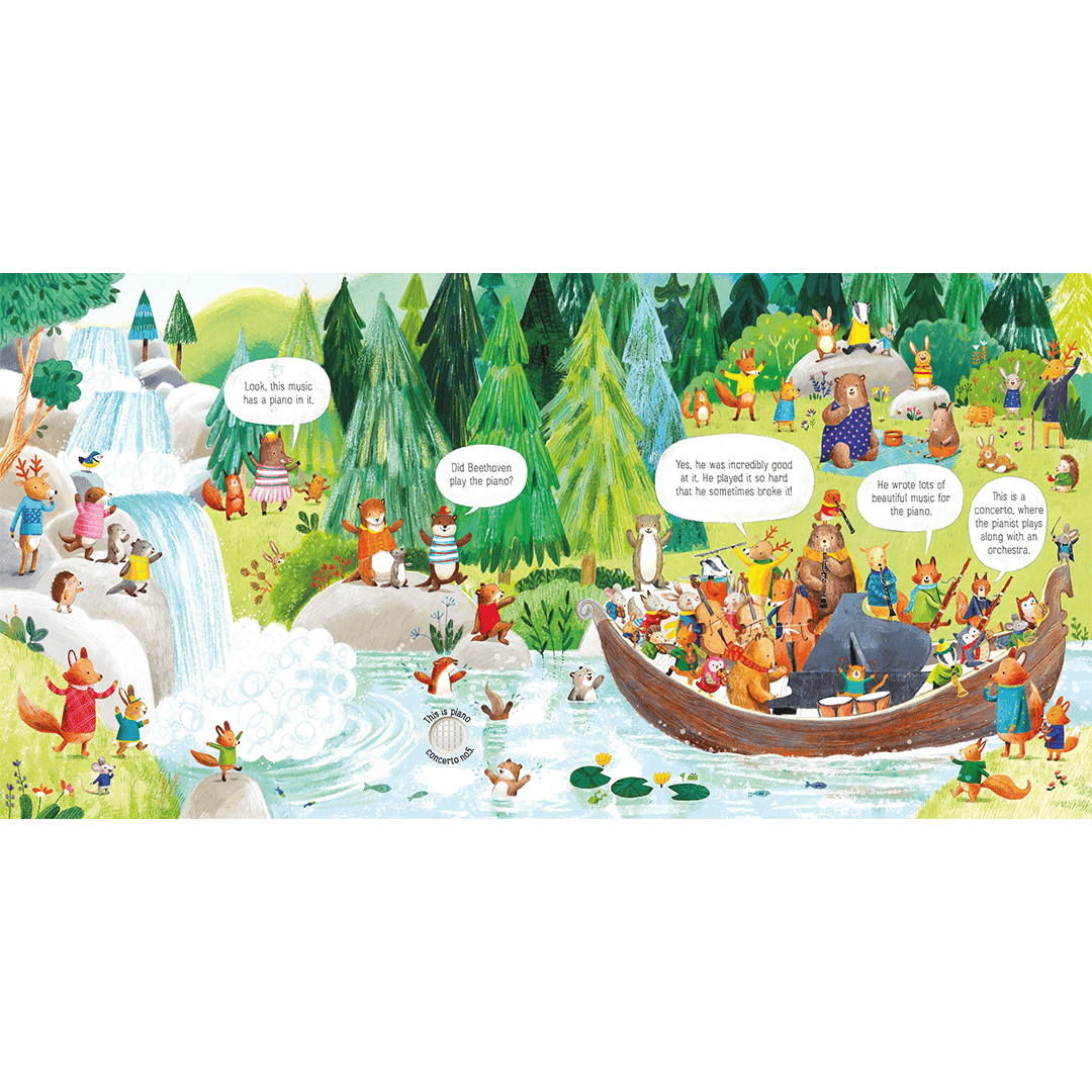 The Animal Orchestra Plays Beethoven  – Carte cu sunete de Beethoven