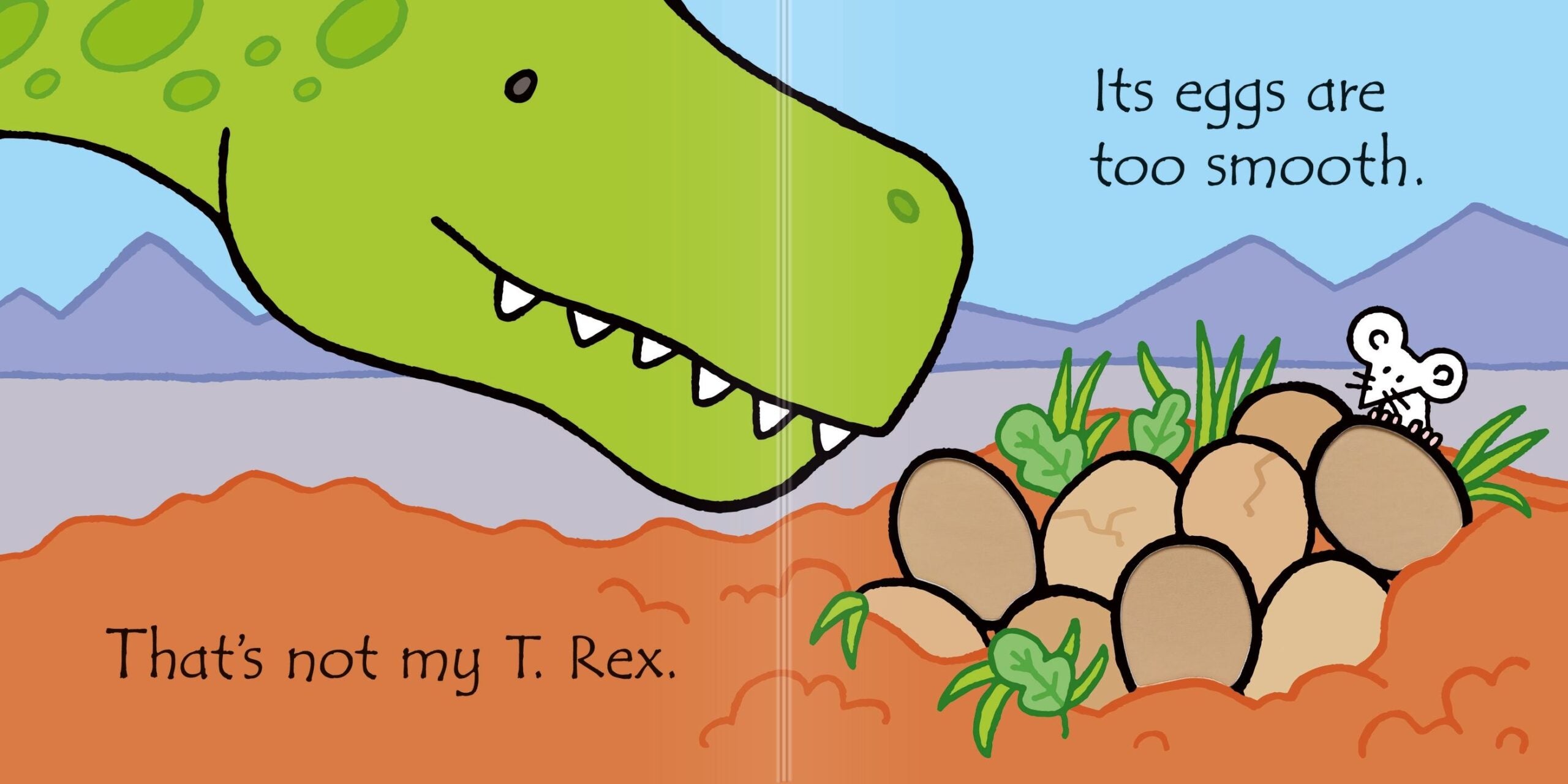 Carte pentru copii, Usborne, That's not my T. Rex..., 3+ luni