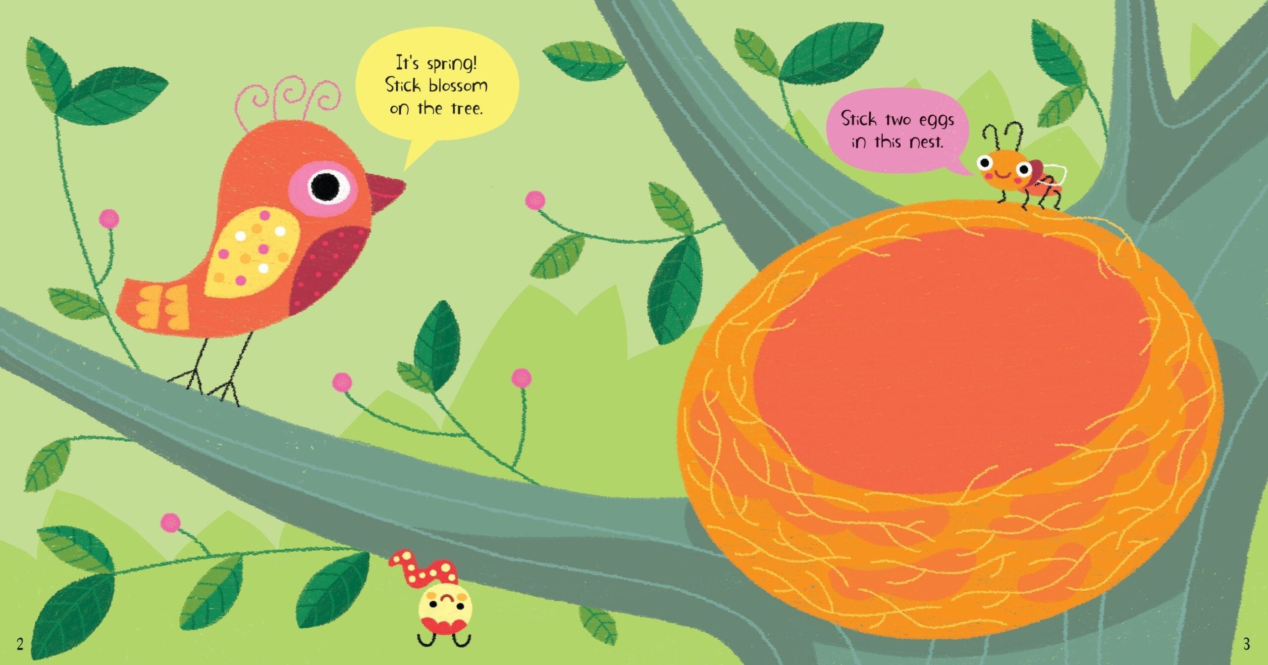 Carte pentru copii, Usborne, Little Children's Nature Sticker Book, 3+ ani