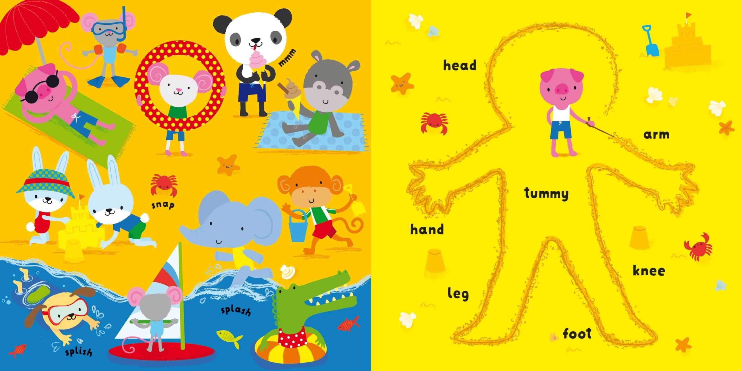 Carte pentru copii, Usborne, My First Words Body, 12+ luni