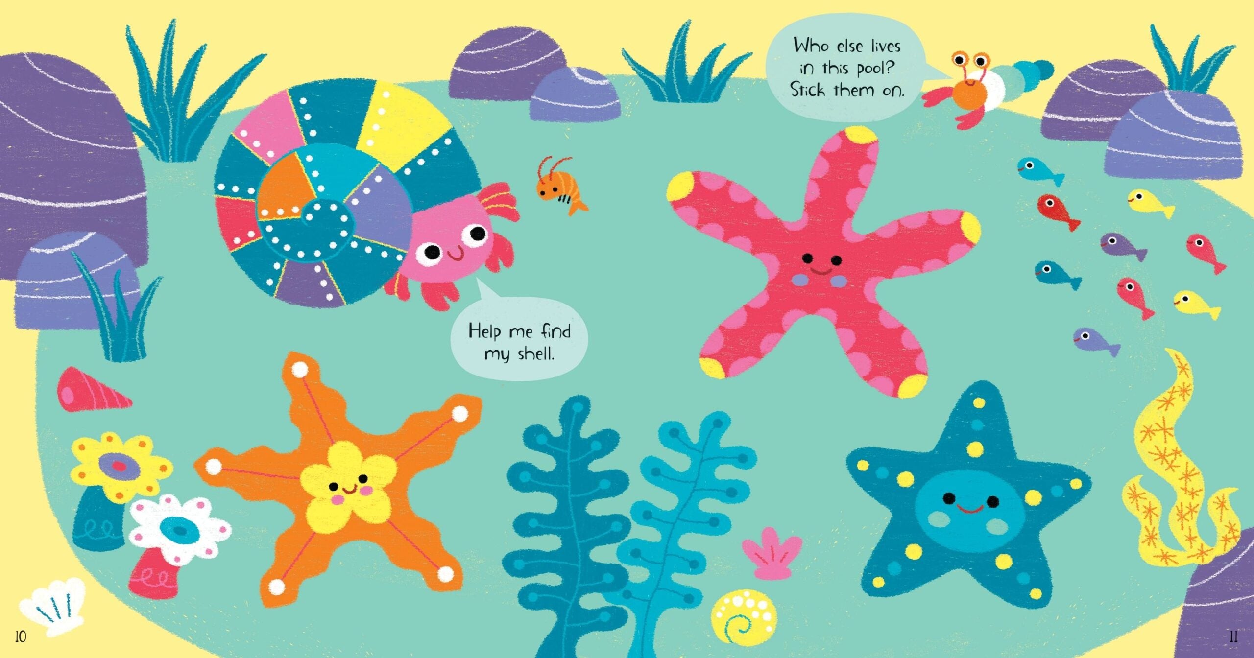 Carte pentru copii, Usborne, Little Children's Nature Sticker Book, 3+ ani